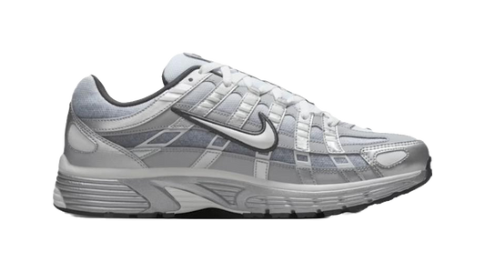 Nike P 6000 Abrasion Resistant Low top Casual Running Shoes Mens Silver Gray vjkicks