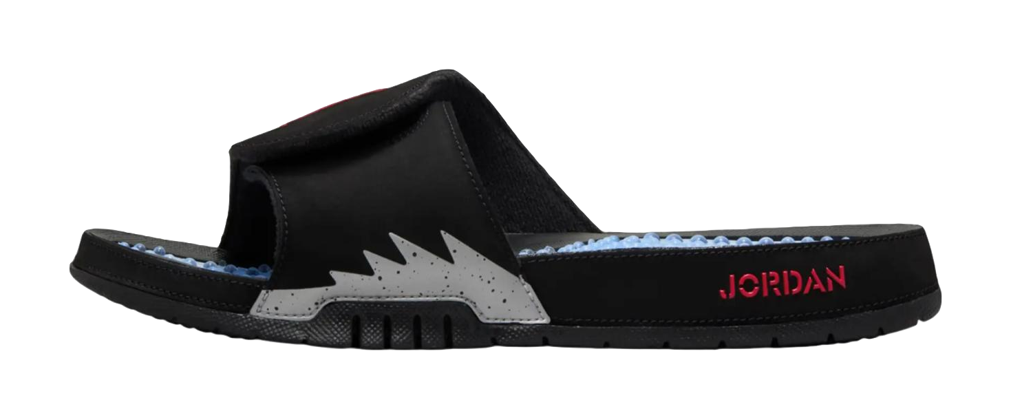 Jordan Hydro 5 Slide Black Metallic vjkicks