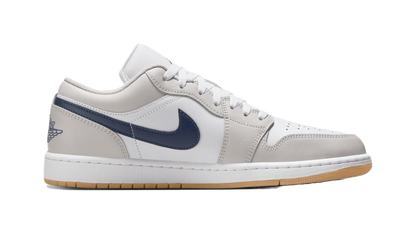 Jordan 1 Low Midnight Navy Neutral Grey vjkicks