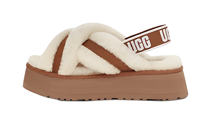 UGG Disco Cross Slides Chestnut Womens vjkicks
