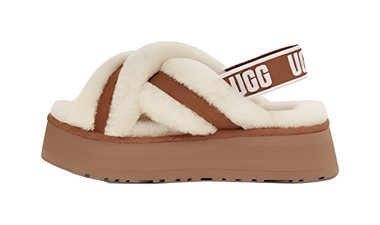 UGG Disco Cross Slides Chestnut Womens vjkicks