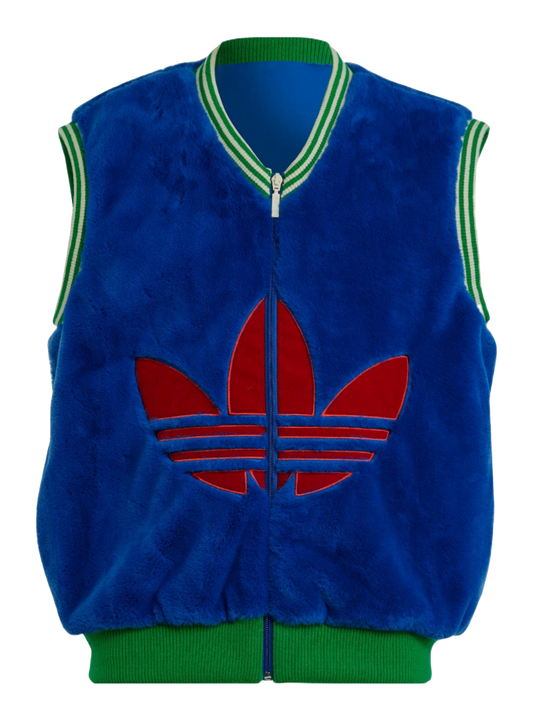 adidas originals Adicolor Heritage Now Logo Vest Blue vjkicks