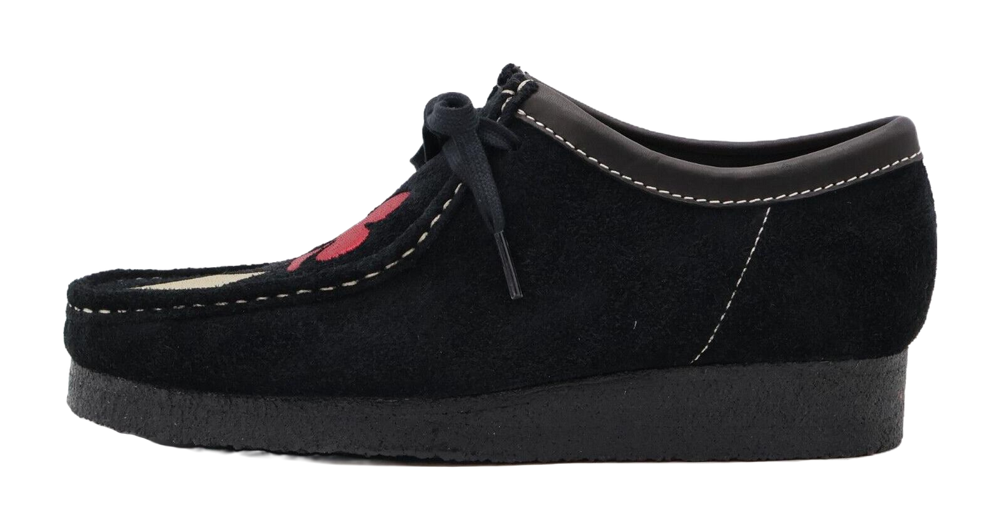 Clarks X Stussy Wallabee Black Suede vjkicks