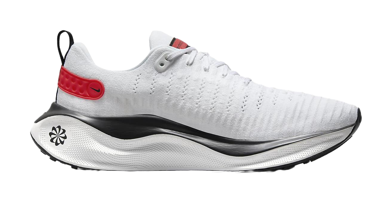 Nike ReactX Infinity Run 4 White Black Light Crimson vjkicks