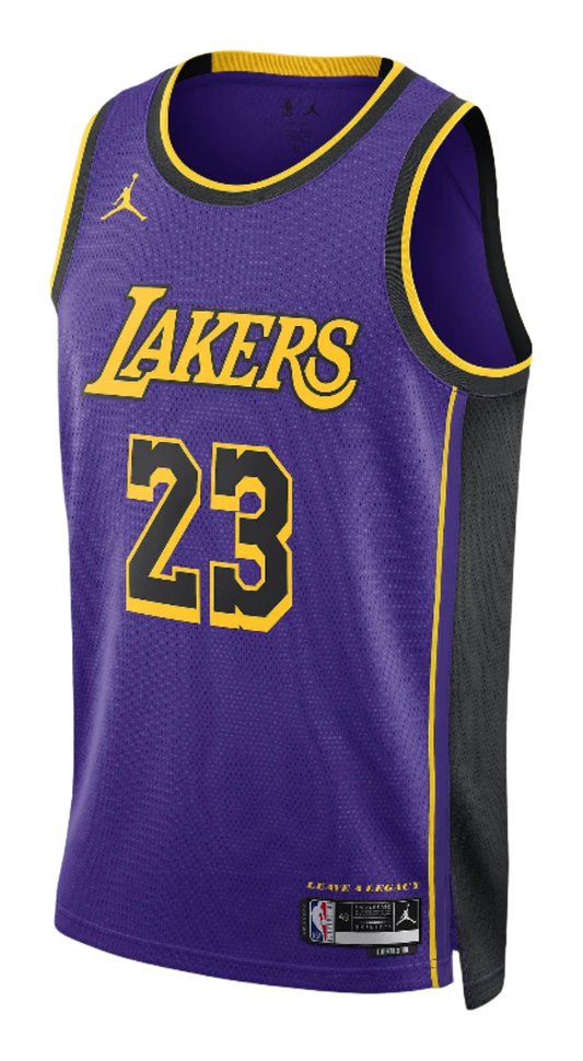 Jordan Los Angeles Lakers Statement Edition Mens Jordan Dri-FIT NBA Swingman Jersey vjkicks