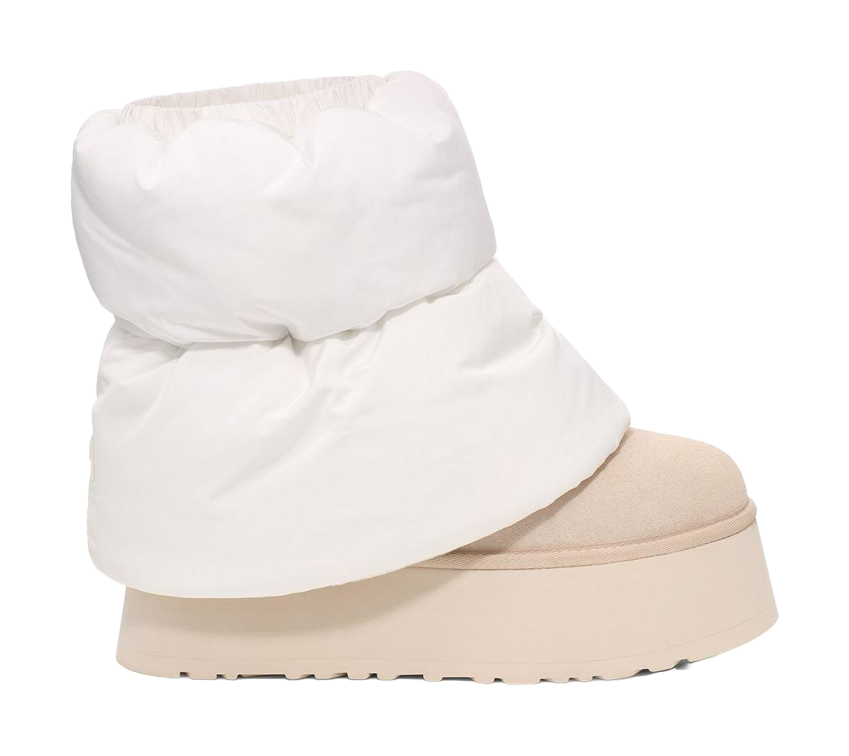 UGG Classic Mini Dipper Puffer Boot White Ceramic Womens vjkicks