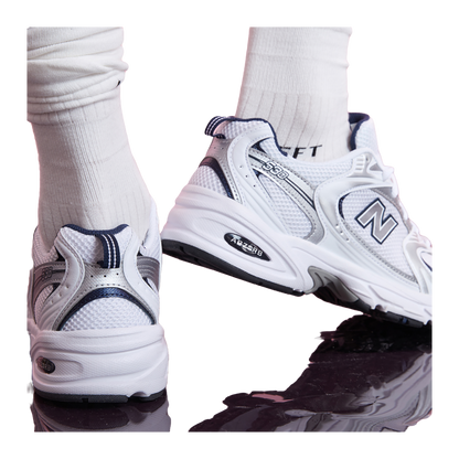 New Balance 530 White/Natural Indigo Sneakers vjkicks