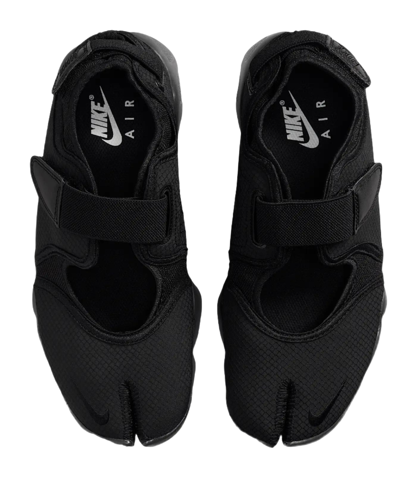Nike Air Rift Breathable And Lightweight Low Top Running Shoes Womens Black vjkicks