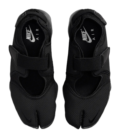 Nike Air Rift Breathable And Lightweight Low Top Running Shoes Womens Black vjkicks