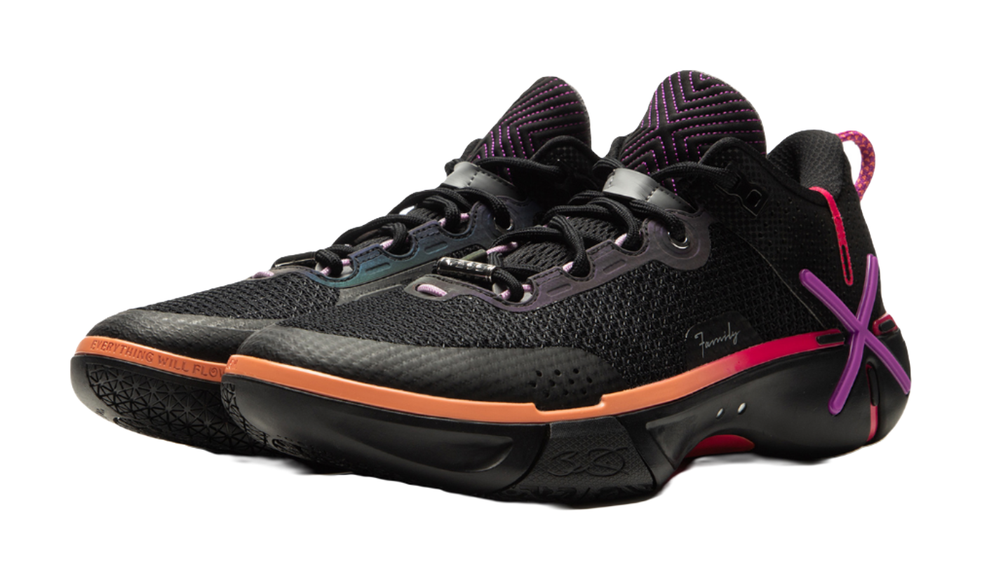 LiNing Wode Phantom 6 Cushioning Anti-Slip And Wear-Resistant Lightweight Rebound Low-Top Basketball Shoes Mens Black vjkicks