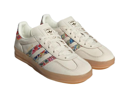 Adidas Liberty London X Adidas Womens Gazelle Indoor Floral Embroidery Off White Womens vjkicks