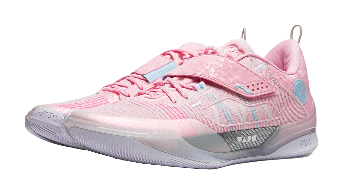 LiNing Wade 808 4 Ultra Cushioning Abrasion Resistant Lightweight Rebound Low top Basketball Shoes Mens Pink vjkicks