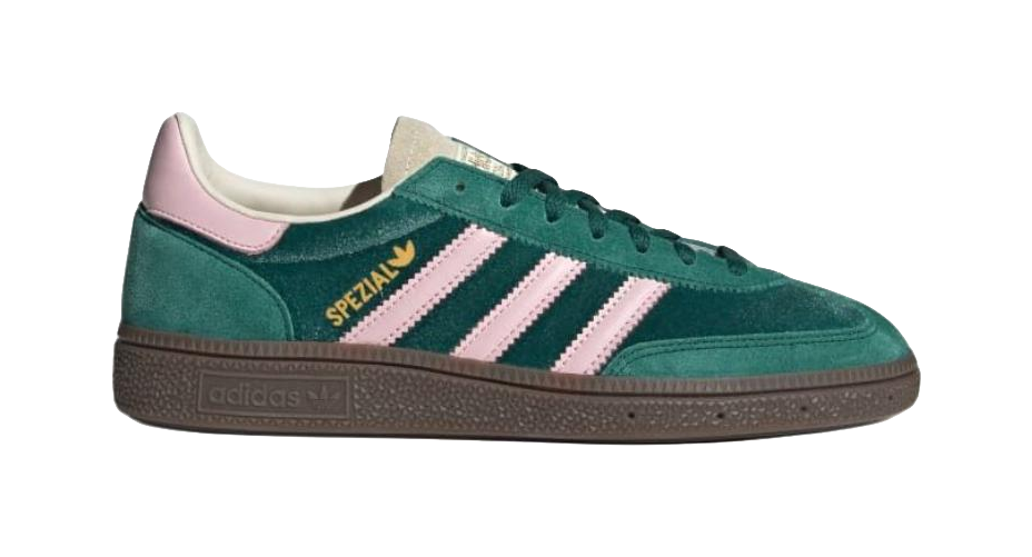 Adidas Womens Handball Spezial Collegiate Green Pink Velvet Womens vjkicks
