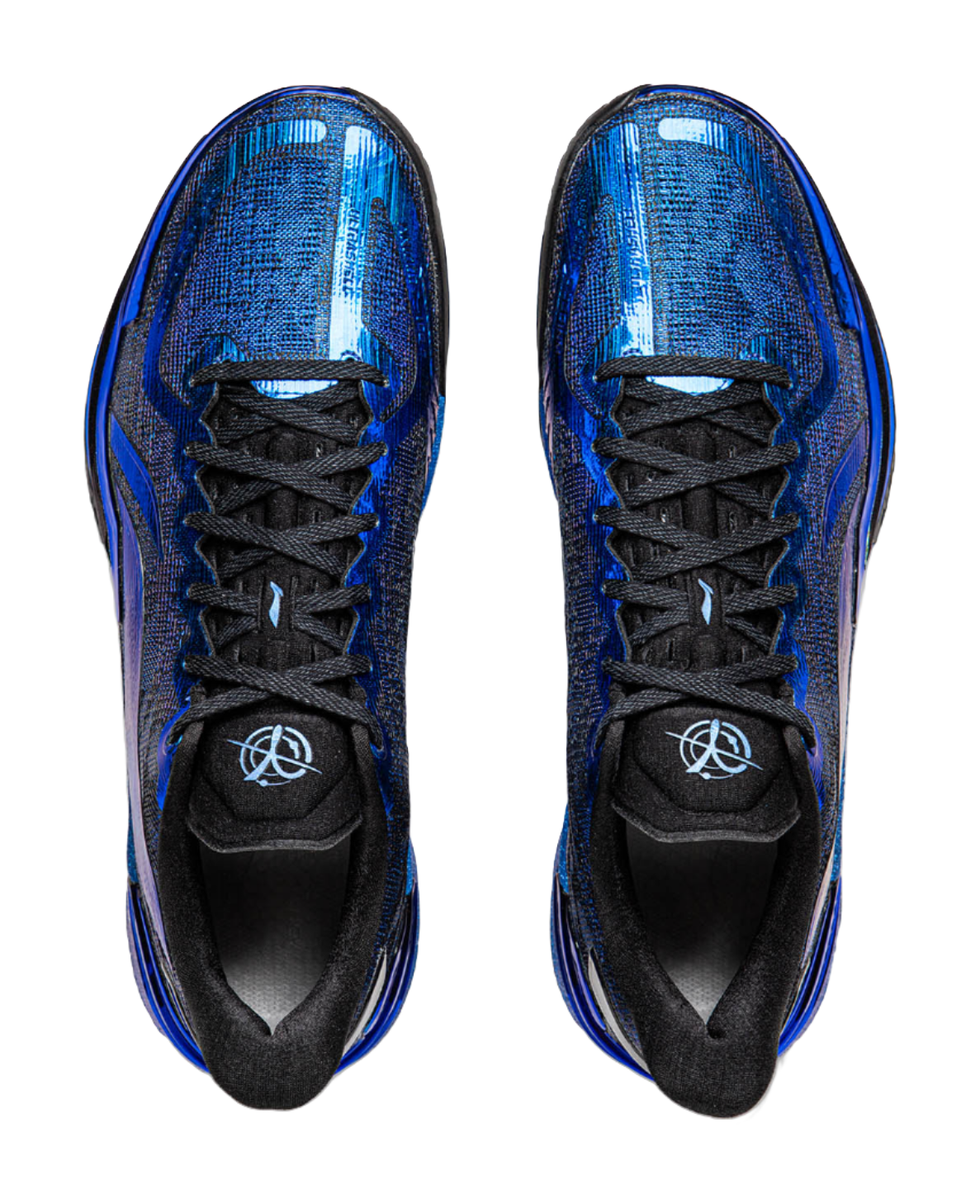 LiNing Gamma Cushioning Anti-Slip And Wear-Resistant Support Lightweight Rebound Low-Top Basketball Shoes Mens Blue vjkicks