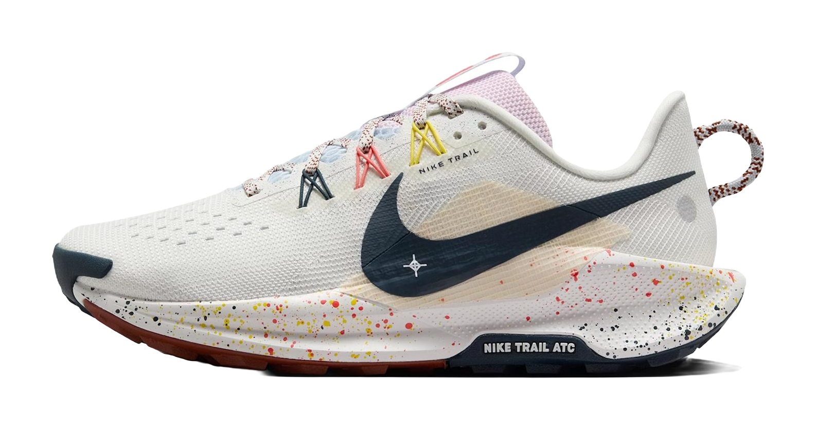 Nike React Pegasus Trail 5 Summit White Football Grey Pink Foam Armory Navy Womens vjkicks