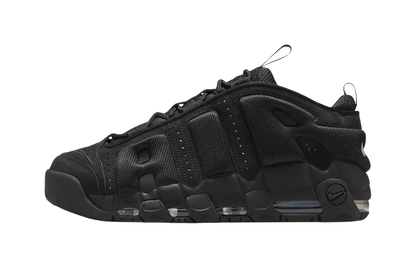 Nike Air More Uptempo Low top Vintage Basketball Shoes Unisex Black vjkicks