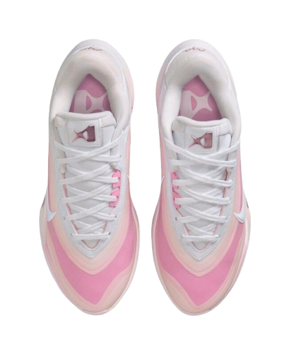 Nike AOne Breathable Traction Basketball Shoes Unisex Pink White vjkicks