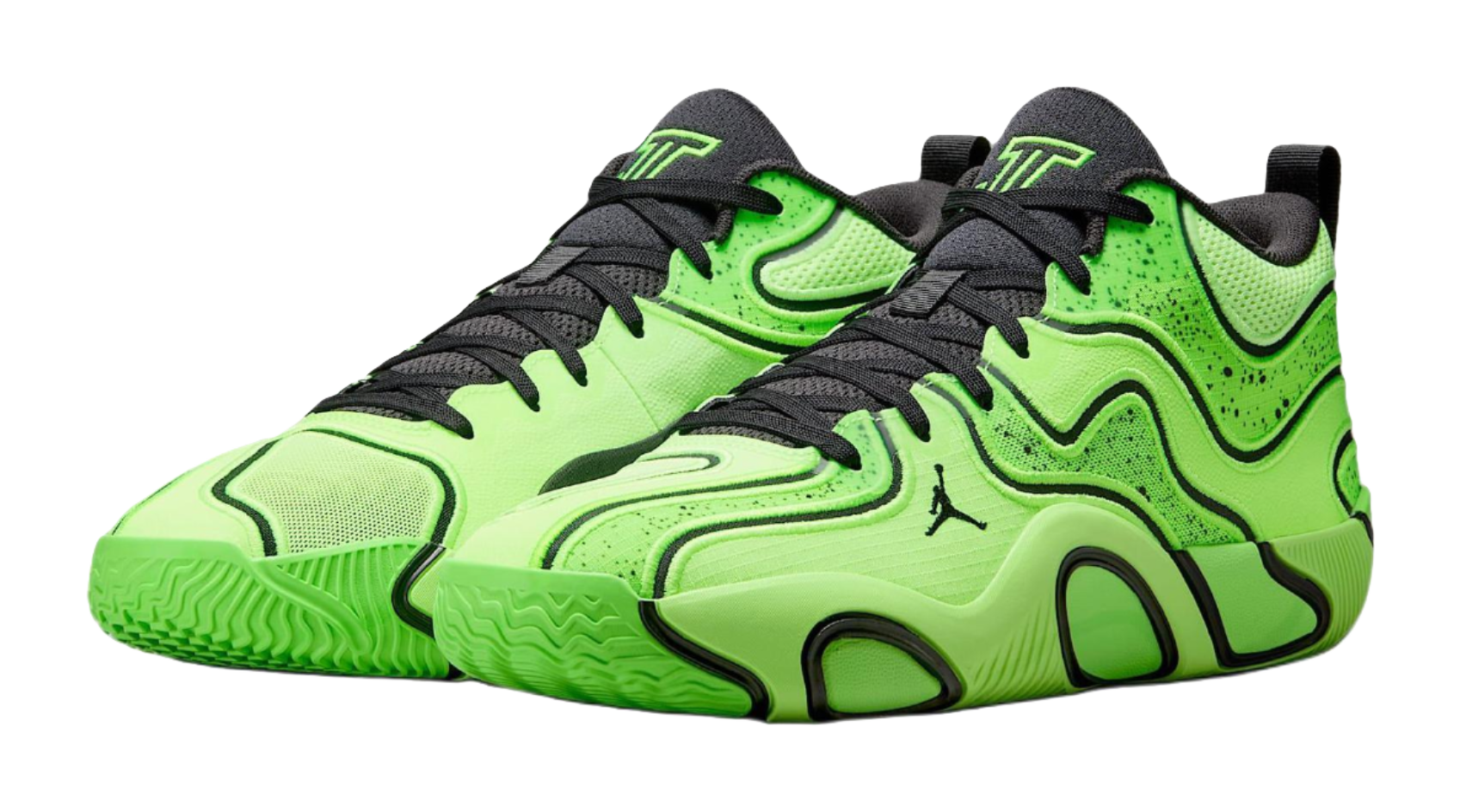 Jordan Tatum 3 Support Lightweight Mid-Top Basketball Shoes Mens Ghostly Green vjkicks