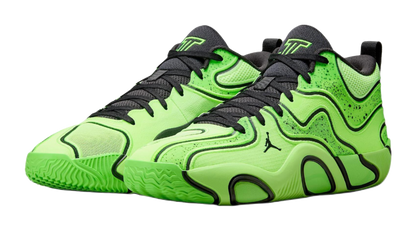 Jordan Tatum 3 Support Lightweight Mid-Top Basketball Shoes Mens Ghostly Green vjkicks