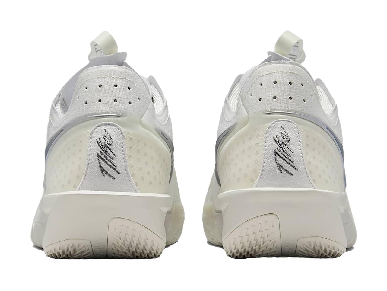 Nike G.T. Cut 3 Anti Slip Wear Resistant Low Top Basketball Shoes Mens White vjkicks