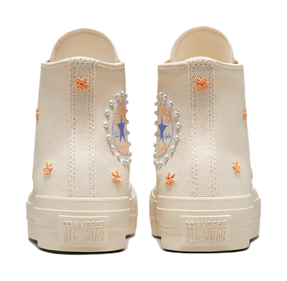 Converse Chuck Taylor All Star Lift Platform Hi Pearls Natural Ivory Womens vjkicks