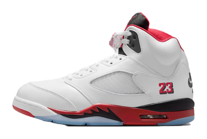 JORDAN 5 Retro Fire Red Black Tongue 2025 vjkicks