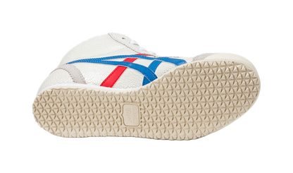 Onitsuka Tiger Mexico Mid Runner White Blue Red vjkicks