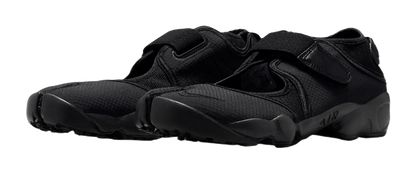 Nike Air Rift Breathable And Lightweight Low Top Running Shoes Womens Black vjkicks