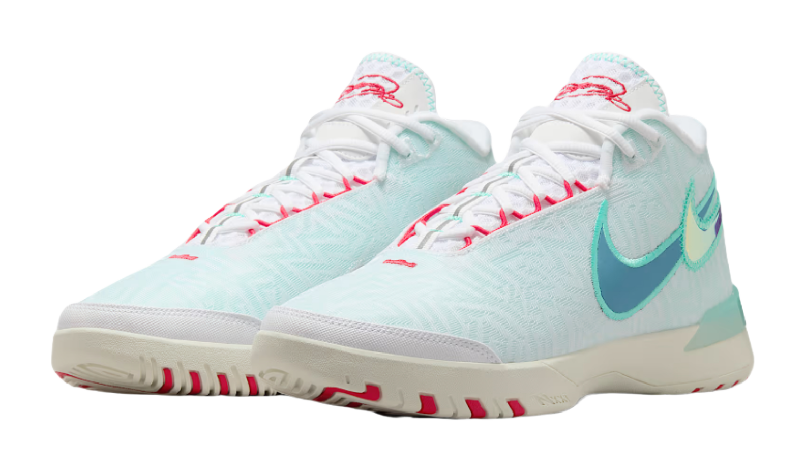 Nike Lebron NXXT Genius EP Abrasion Resistant Breathable Support Grip Mid Top Basketball Shoes Mens White vjkicks