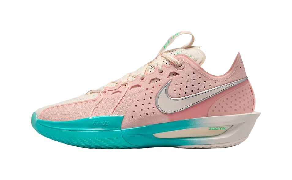 Nike G.T. Cut 3 Anti Slip Wear Resistant Low Top Basketball Shoes Mens Pink Blue vjkicks