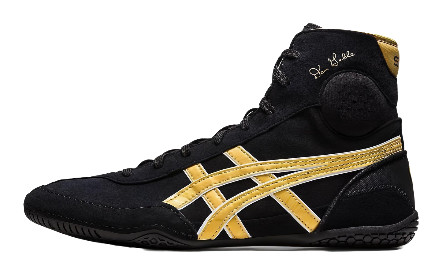 ASICS Dan Gable Evo 3 Black Rich Gold vjkicks