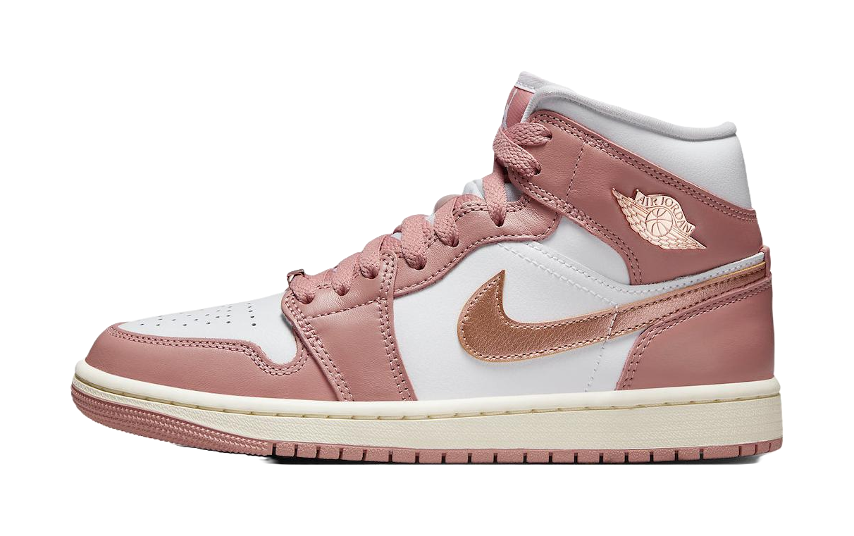 Jordan 1 Mid Se Red Stardust Womens vjkicks