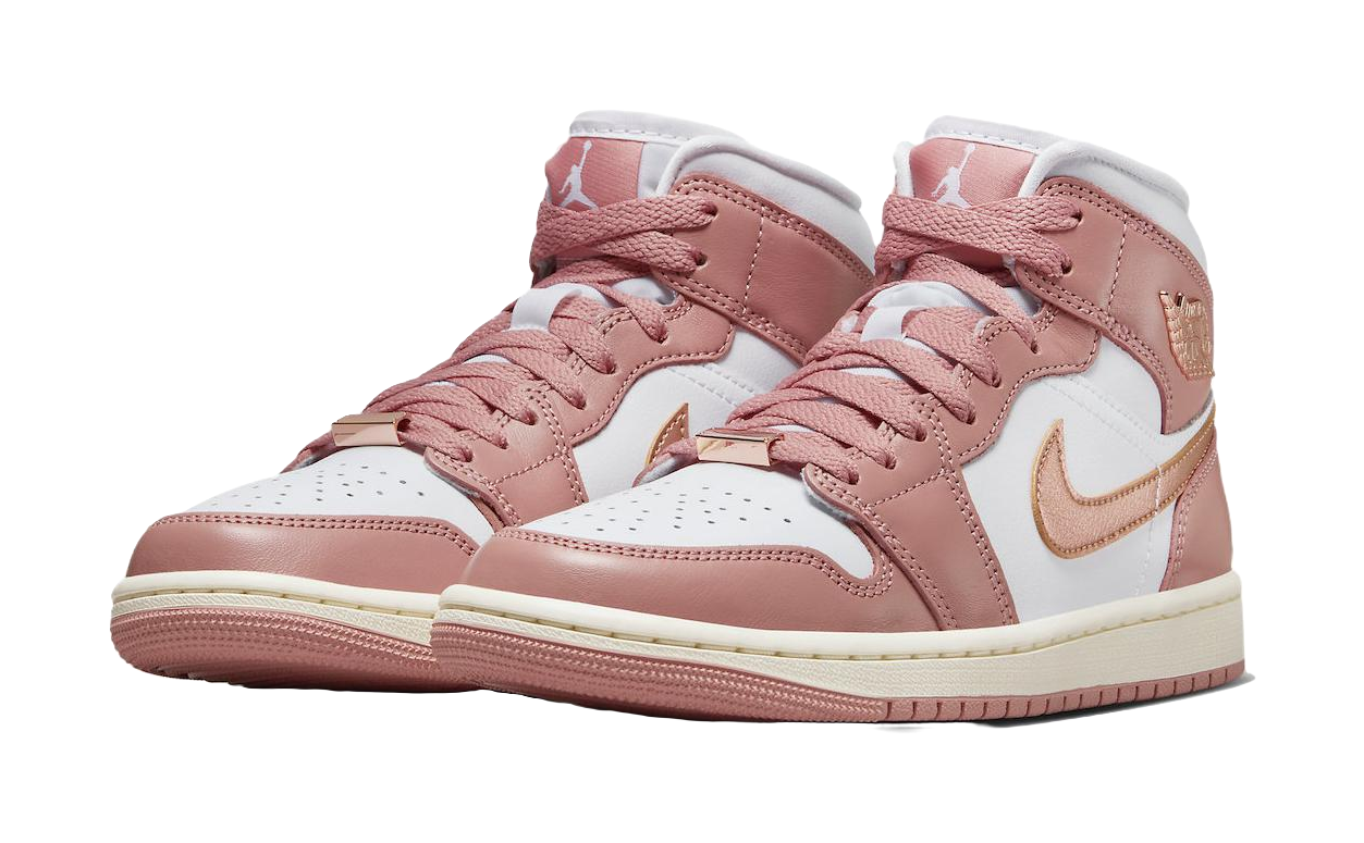 Jordan 1 Mid Se Red Stardust Womens vjkicks