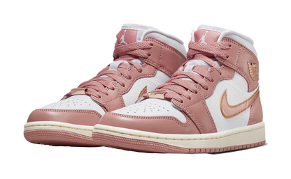 Jordan 1 Mid Se Red Stardust Womens vjkicks