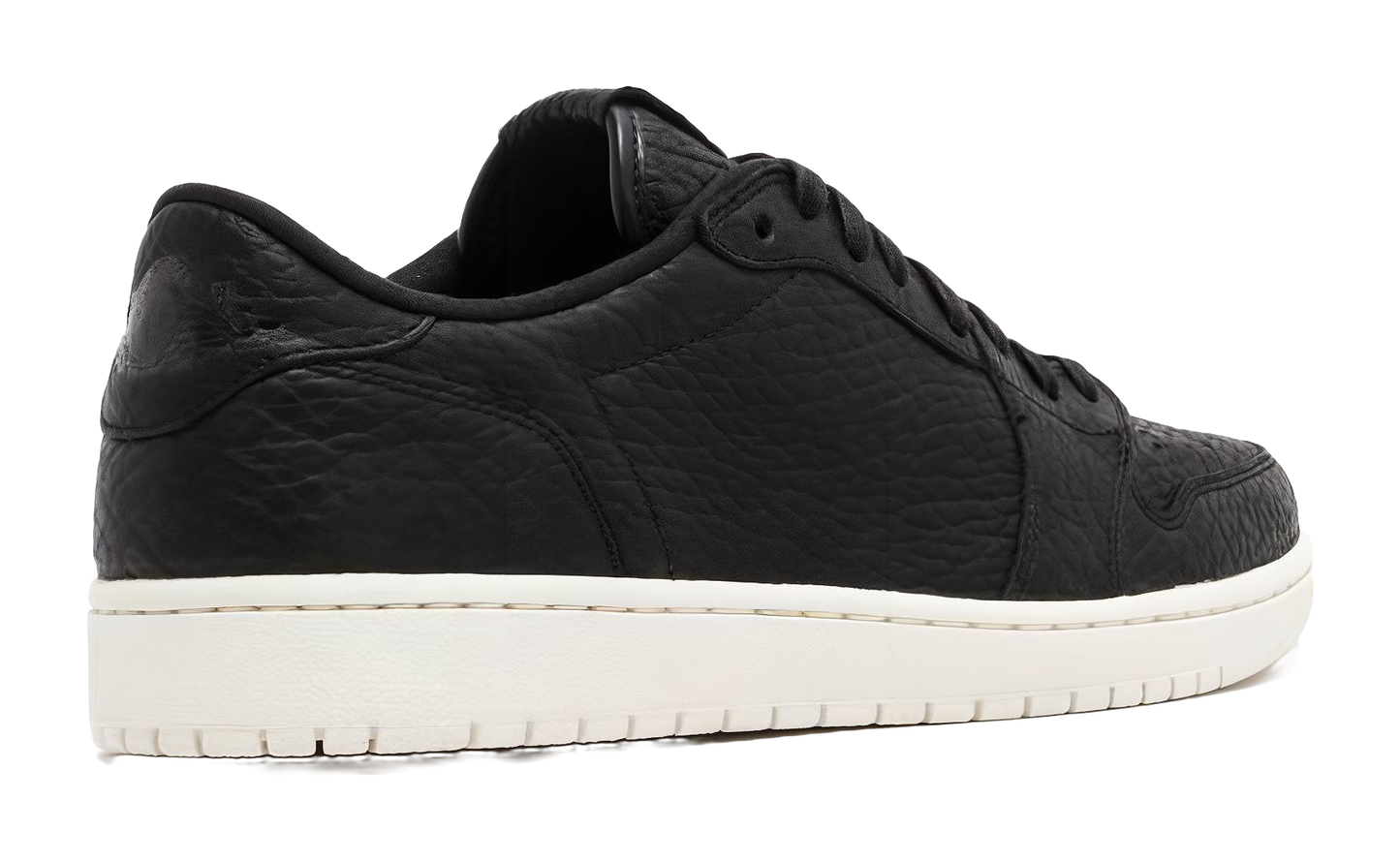 Jordan 1 Retro Low Swooshless Black vjkicks