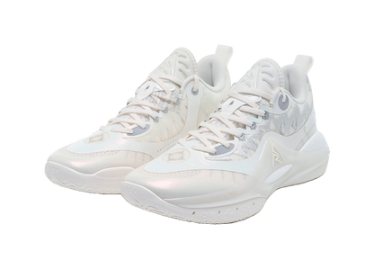 RIGORER Rieves Second Generation Basketball Shoes Mens Low top Ecru/Silver vjkicks