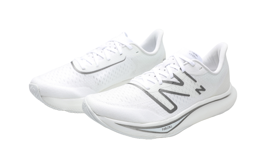 New Balance FuelCell Rebel V3 White Grey vjkicks