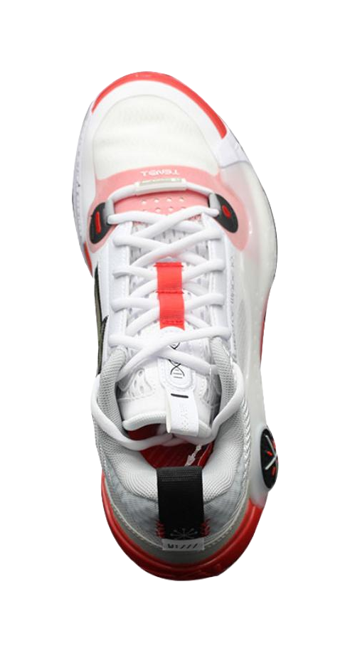 LiNing Wades Way 10 Low Cushioning, Wear Resistant Low Top Basketball Shoes Mens White Red vjkicks