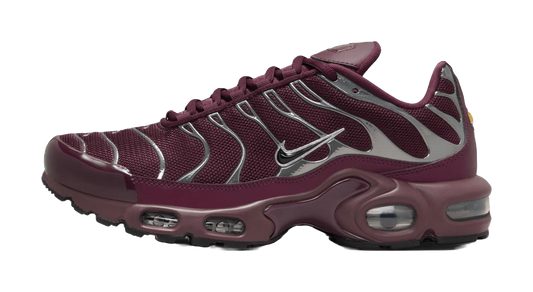 Nike Air Max Plus Se Night Maroon Metallic Silver Womens vjkicks