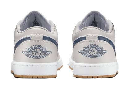 Jordan 1 Low Midnight Navy Neutral Grey vjkicks
