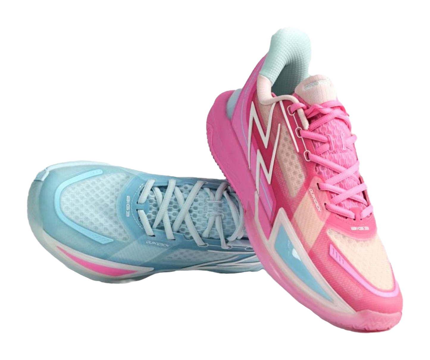 361° Big3 4.0 QUICK Basketball Shoes Unisex Low top Blue/Pink vjkicks