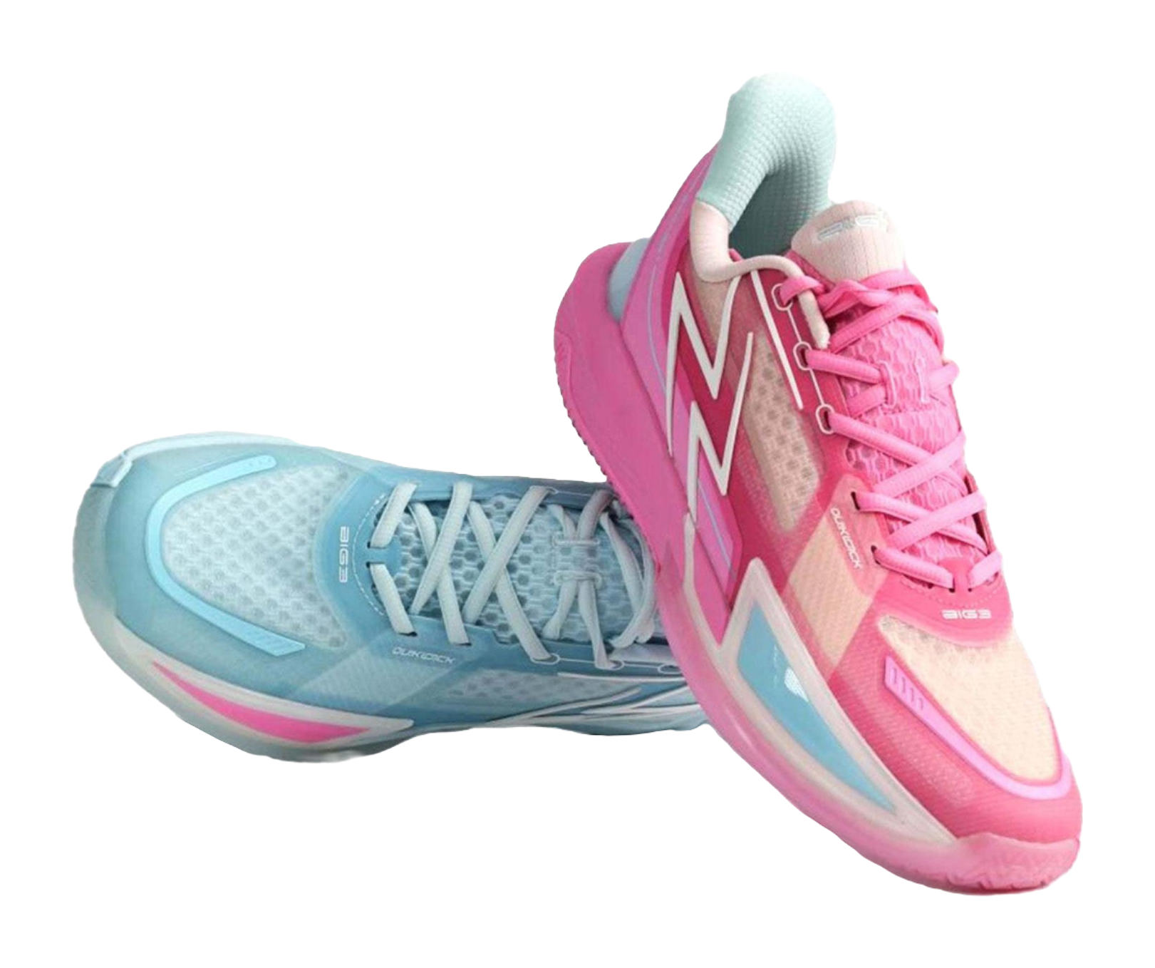 361° Big3 4.0 QUICK Basketball Shoes Unisex Low top Blue/Pink vjkicks