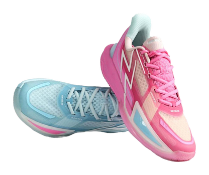 361° Big3 4.0 QUICK Basketball Shoes Unisex Low top Blue/Pink vjkicks