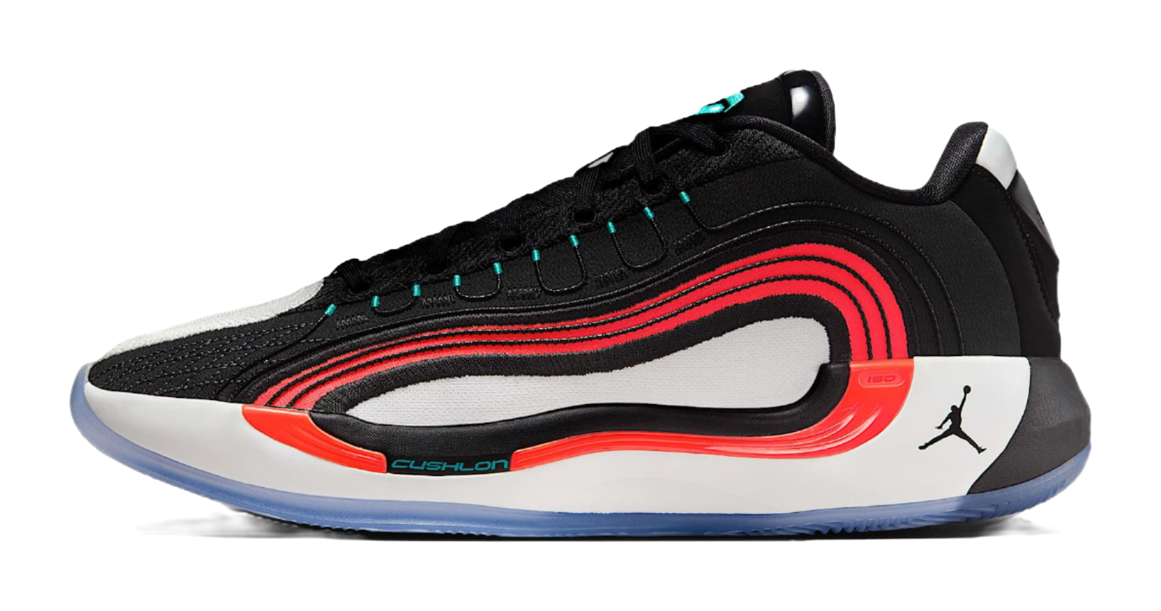 Jordan Luka 4 Anti Slip Wear Resistant Low Top Basketball Shoes Unisex Black White Red Asian Version vjkicks