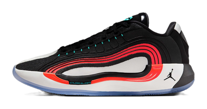 Jordan Luka 4 Anti Slip Wear Resistant Low Top Basketball Shoes Unisex Black White Red Asian Version vjkicks