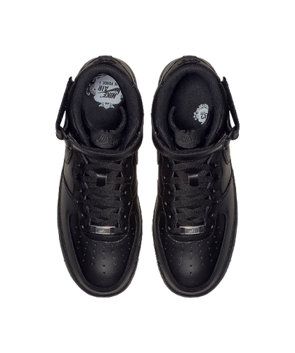 Nike Air Force 1 Mid Triple Black vjkicks