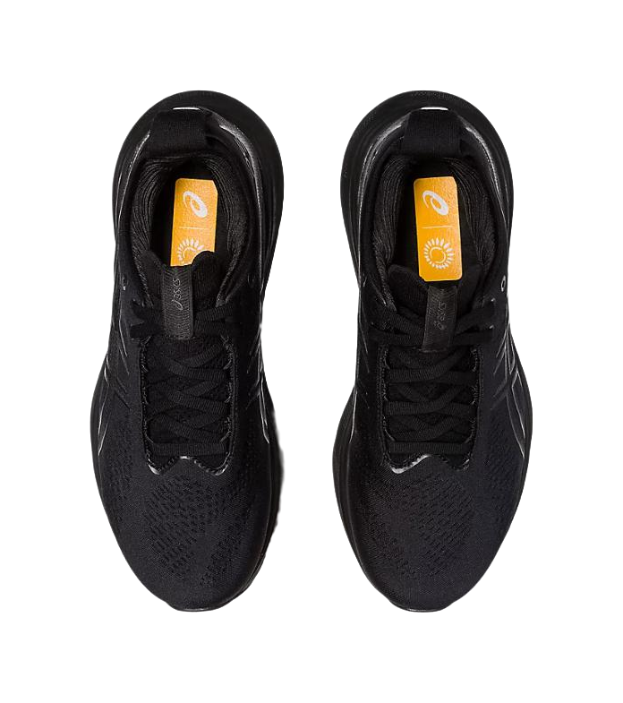 ASICS Gel Nimbus 25 Black Graphite Grey Womens vjkicks