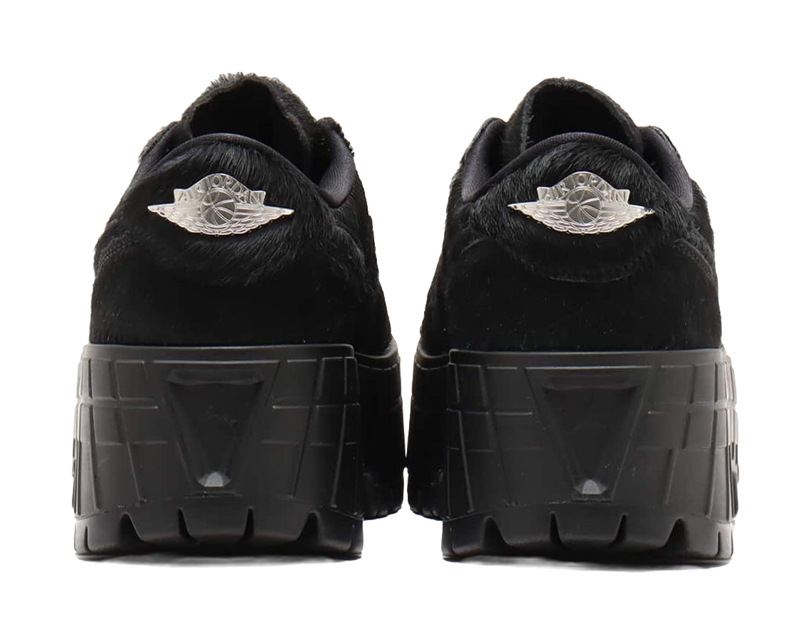 Jordan 1 Low Brooklyn Black Gym Red Womens vjkicks