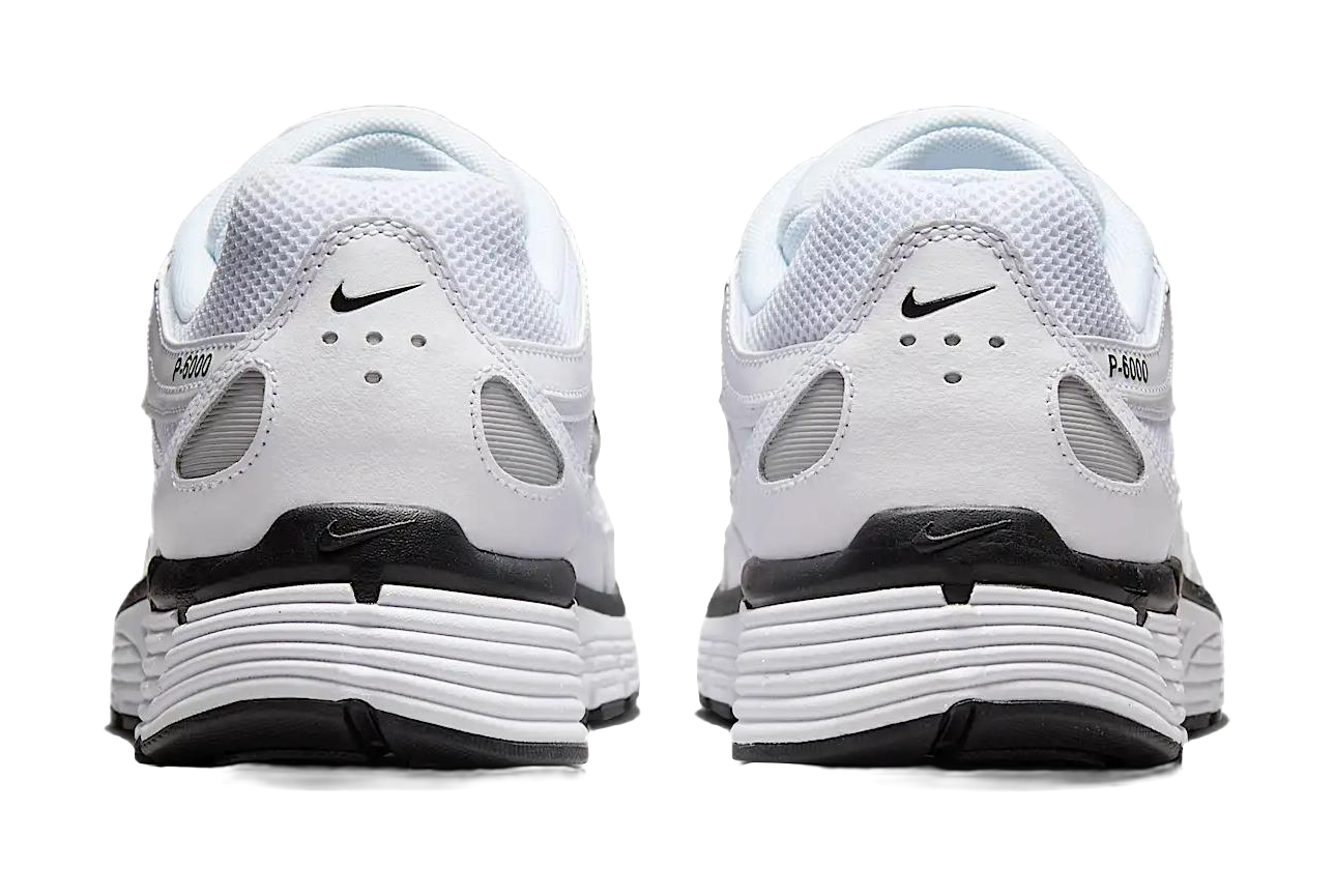 Nike P 6000 White Metallic Silver Black vjkicks