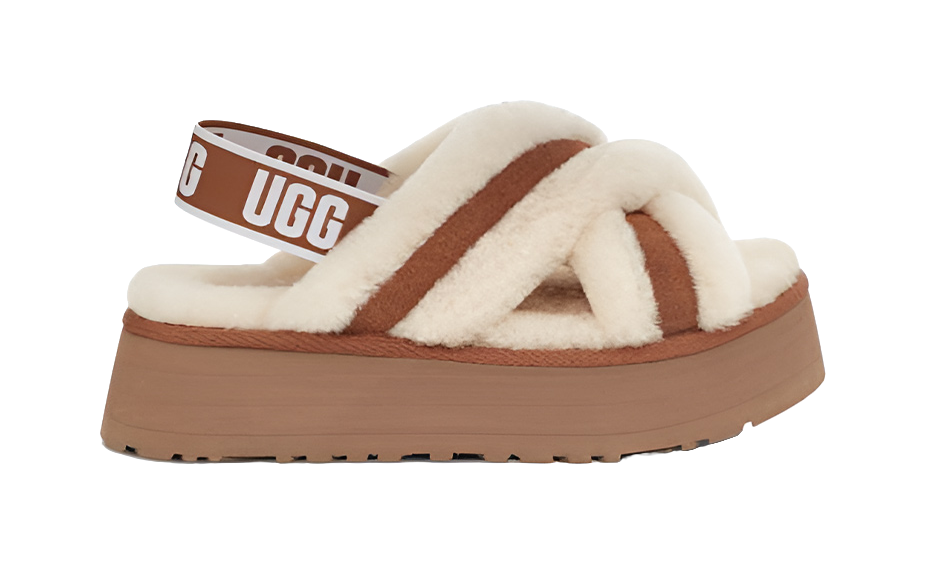 UGG Disco Cross Slides Chestnut Womens vjkicks